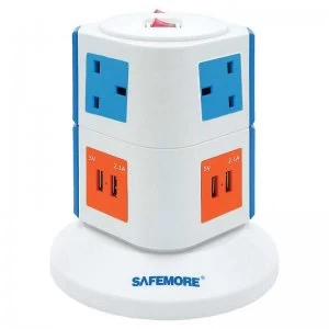 Image of Safemore Vertical Power Stacker Origin Series Blue