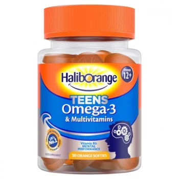 Image of Haliborange Omega 3 Teen Orange - 30softies