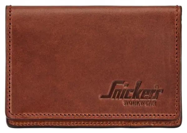 Image of Snickers Leather Card Holder 10 pcs - Chocolate Brown