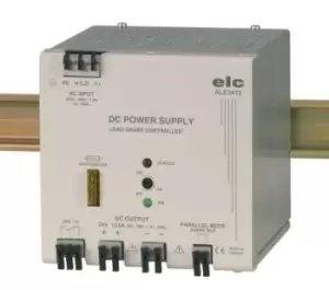 Image of ELC DIN Rail Power Supply 190 440V ac Input, 24V dc Output, 12.5A 300W