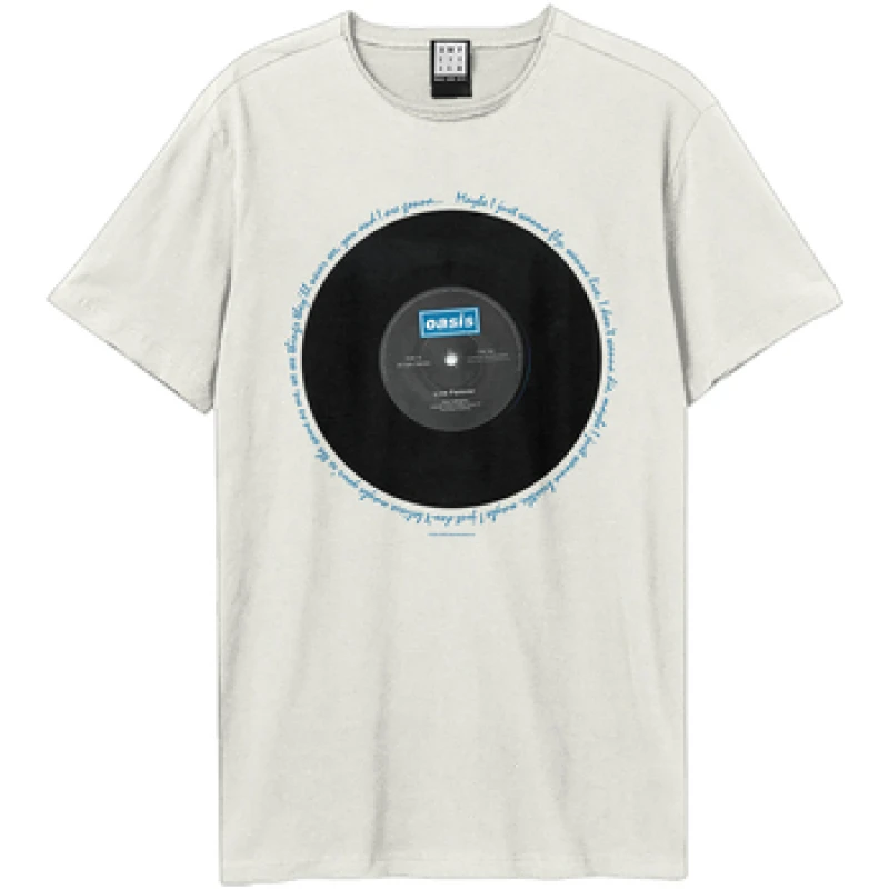 Image of Oasis Oasis Men Live Forever T-Shirt in White Size: X-Small White XS Male 5063652564103