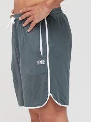 Image of Hugo Boss Mix and Match Lounge Shorts Army Green Size M Men
