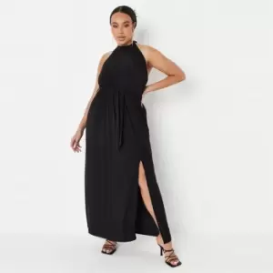 Image of Missguided Ruched Front Shirt - Black