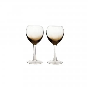 Image of Denby Halo Praline White Wine Glass Pack Of 2