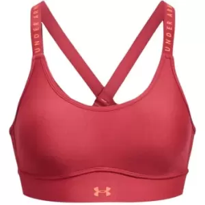 Image of Under Armour Armour Infinity Mid Sports Bra Ladies - Red