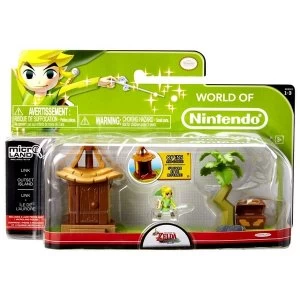 Image of Link & Outset Island (The Legend Of Zelda) Microland Action Figure