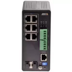 Image of Axis T8504-R Managed Gigabit Ethernet (10/100/1000) Power over Ethernet (PoE) Black