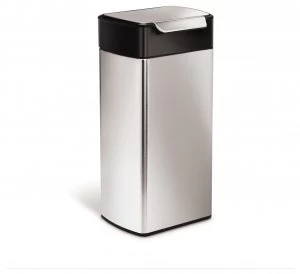 Image of simplehuman 30 Litre Top Touch Bar Bin Black