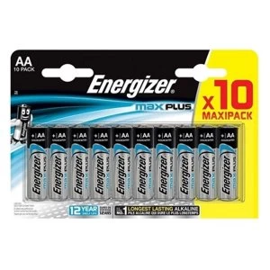 Image of Energizer MaxPlus Pack of 10 AA Batteries