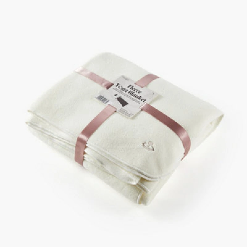 Image of Myga Versatile Fleece Yoga Blanket - Cream