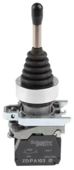 Image of Schneider Electric 2-Axis Joystick Switch Lever, Stay Put, IP66 600V