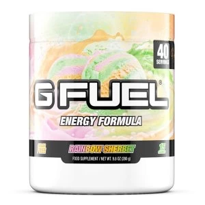 Image of G Fuel Rainbow Sherbet Tub (40 Servings) Elite Energy and Endurance Formula