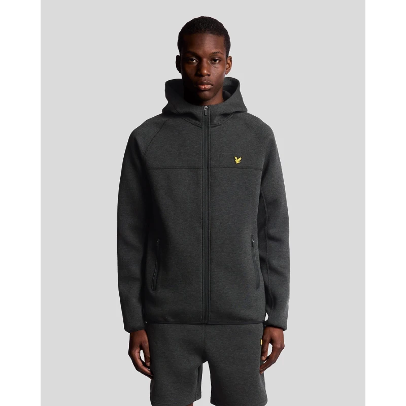 Image of Lyle and Scott Neoprene Track Top Black male M