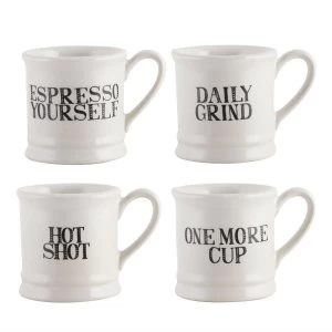 Image of Creative Tops Stir It Up Espresso Mugs - Set of 4