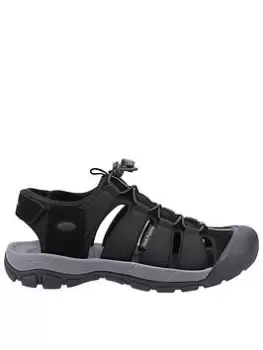 Image of Hush Puppies Hush Puppies Peru Sandal, Black, Size 6, Men