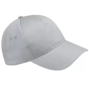 Image of Beechfield Ultimate Baseball Cap (One Size) (Light Grey)