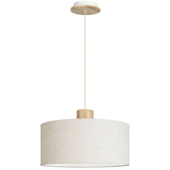 Image of Forlight Lampa - Pendant E27 40W White, Imitation Wood