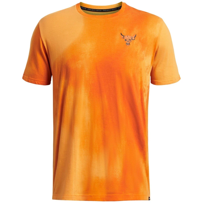 Image of Under Armour Mens PR Sun Wash Regular Fit T-Shirt Orange male L