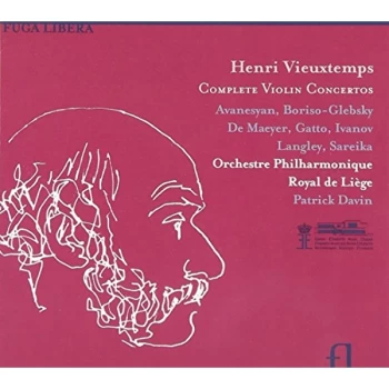 Image of Various soloists - Henri Vieuxtemps: Complete Violin Concertos CD