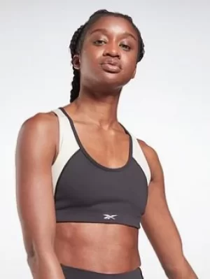Image of Reebok Lux Racer Padded Colorblock Sports Bra