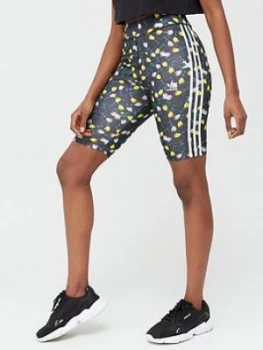 Image of Adidas Originals All Over Print Cycling Shorts - Multi