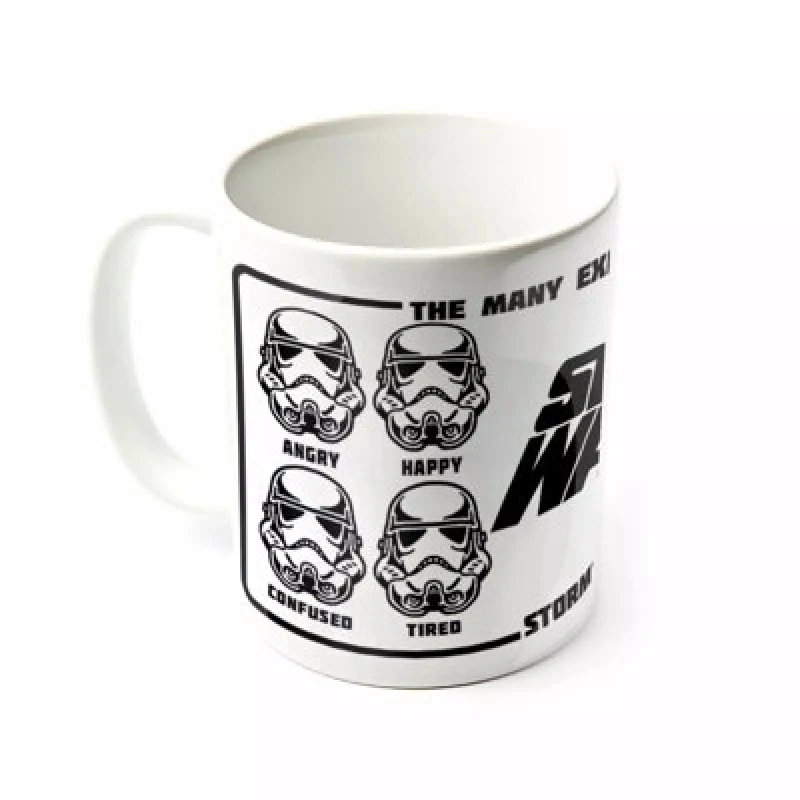 Image of Star Wars Expressions Of A Stormtrooper Mug White unisex