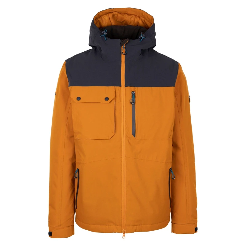 Image of Trespass Trespass Men Eastwell Padded Jacket in Amber Size: Small Amber S Male 5063574660846