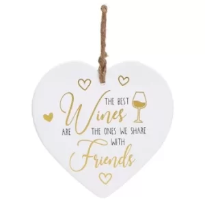 Image of Golden Sentiments Heart Wine