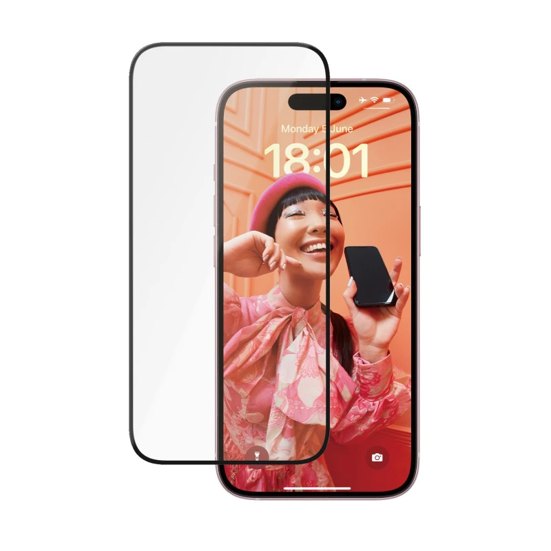 Image of PanzerGlass PanzerGlass   Ceramic Protection for iPhone 15 UltraWide Fit w. EasyAligner 2837