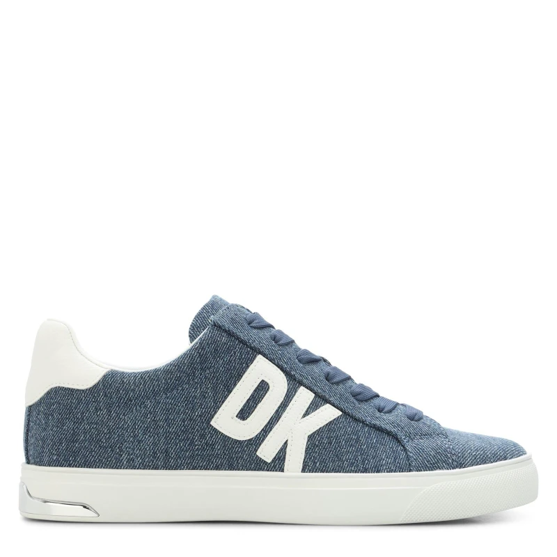 Image of DKNY Abeni Lace Up Trainers Blue-White female UK 4