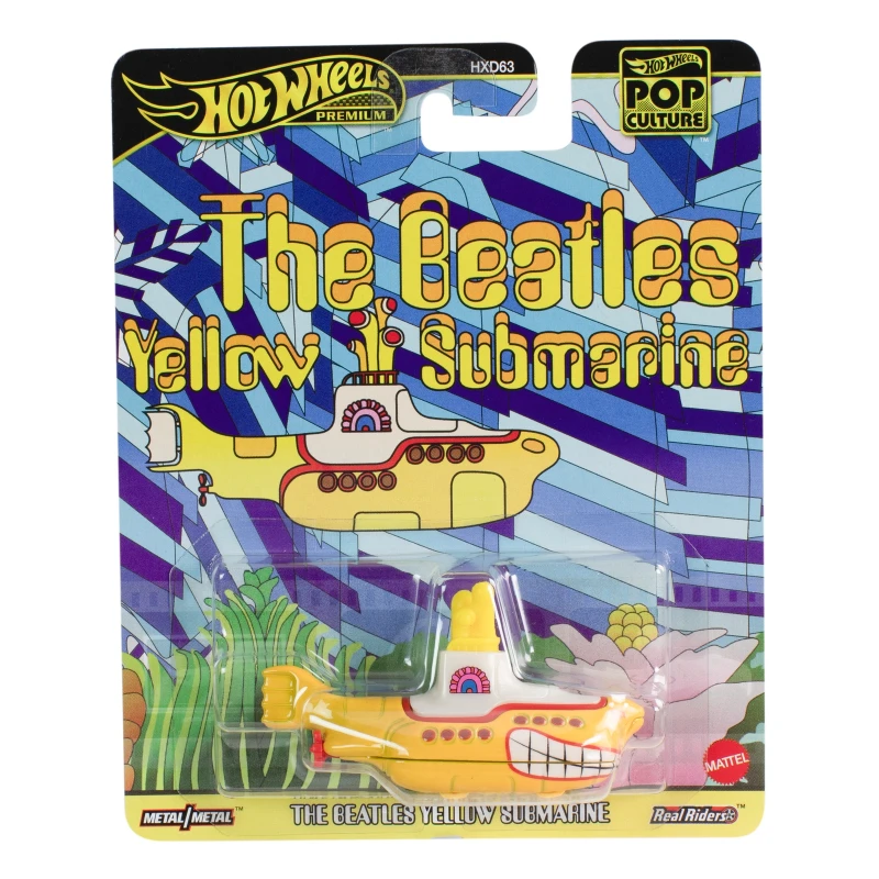Image of Hot Wheels Premium Pop Culture The Beatles Yellow Submarine