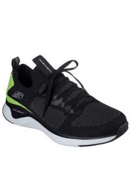 Image of Skechers Solar Fuse Trainer - Black, Size 9, Men