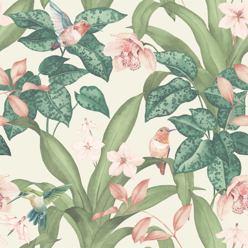 Image of Arthouse Pretty Botanical Neutral Wallpaper