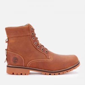 Image of Timberland Mens Rugged Waterproof Leather II 6" Boots - Rust - UK 8