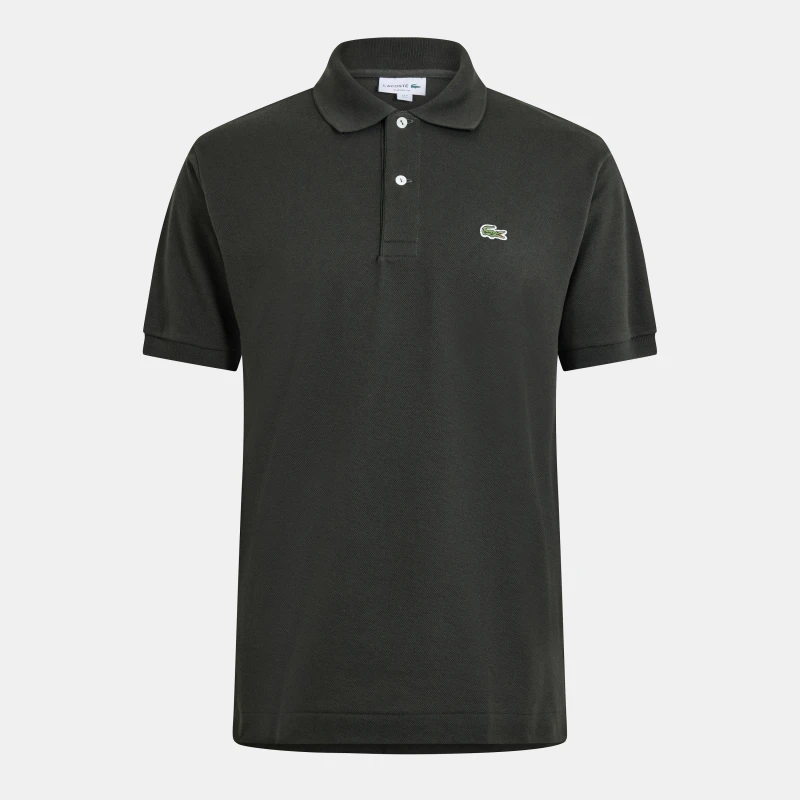 Image of Lacoste Mens Short Sleeve Polo Shirt Brown L7A male S
