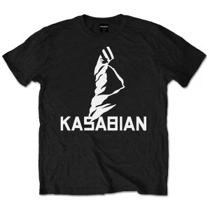 Image of Kasabian - Ultra Face Unisex Medium T-Shirt - Black