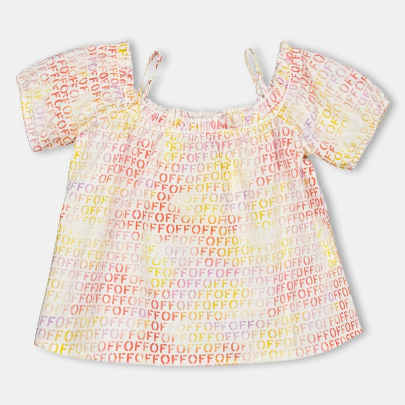 Image of Off White Kids Long-Sleeve Blouse Multi female 8Y