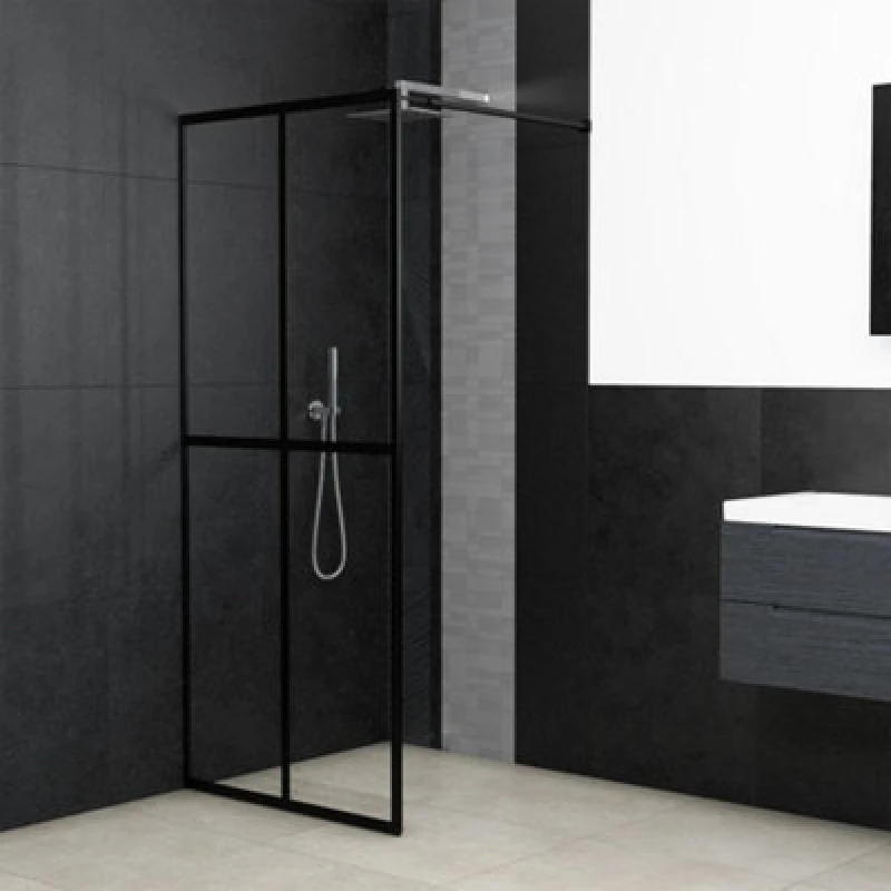 Image of Vidaxl Walk-In Shower Screen Clear Tempered Glass 80X195 Cm