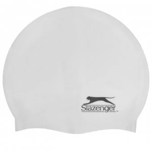 Image of Slazenger Silicone Swimming Cap Juniors - White
