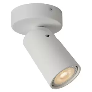 Image of Lucide XYRUS - Ceiling Spotlight - Ø9cm - LED Dim to warm - GU10 - 1x5W 2200K/3000K - White