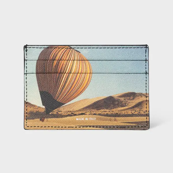 Image of Paul Smith 'Signature Stripe Balloon' Print Card Holder