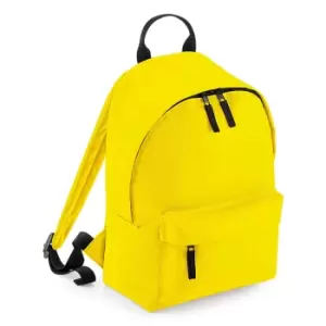 Image of BagBase Mini Fashion Backpack (One Size) (Yellow)