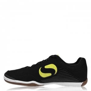 Image of Sondico Pedibus Indoor Counrt Trainers - Black/Yellow