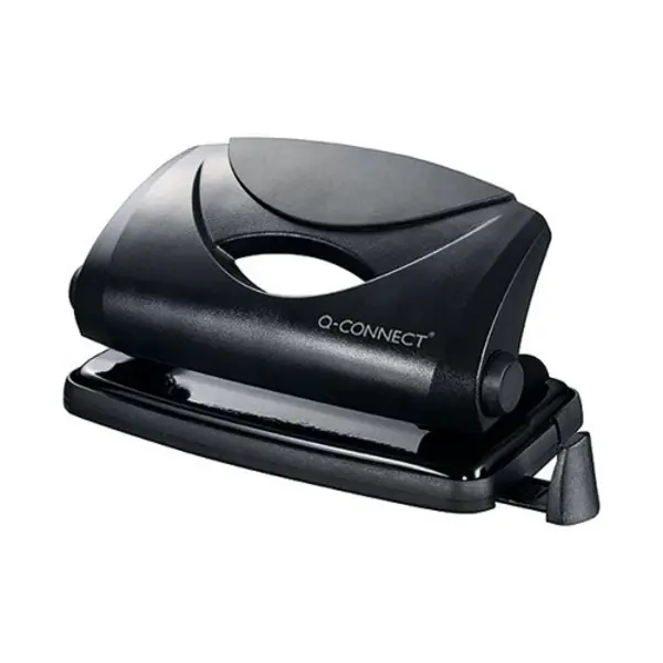 Image of Q-Connect Q-Connect Light Duty Hole Punch 10 Sheet Black 875 KF01233