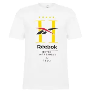 Image of Reebok Hotel T Shirt Mens - White