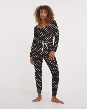Image of Boux Avenue Heart Ruched Twosie PJ Set