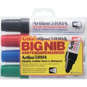 Image of Big Nib Bullet Marker Assorted (Pack-4)