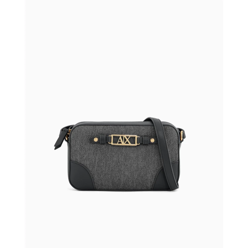 Image of Armani Exchange CAMERA BAG Black / Black female One Size