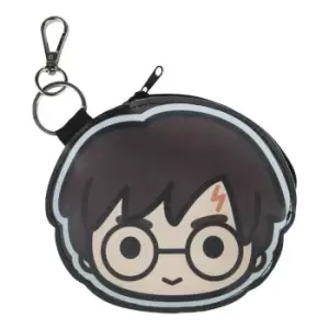 Image of Harry Potter Chibi Harry Coin Purse (One Size) (Brown/Black/Beige)
