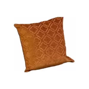 Image of Dorchester Collection Bohemia Chenille Cushion Cover, Terracotta, 43 x 43 Cm